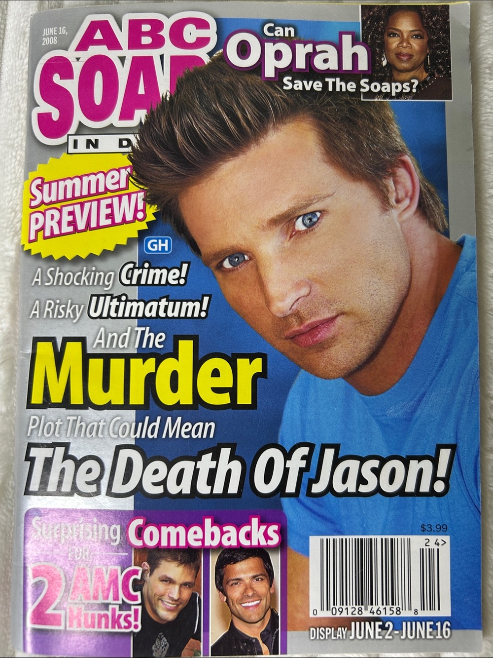 06/02/2008 - 06/16/2008 Vintage ABC Soap In Depth Magazine - Vioume 12 Issue 24